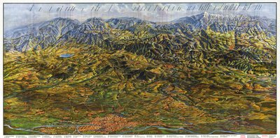 Panorama of Lower Silesia and Sudetes by Hans Holzapfel